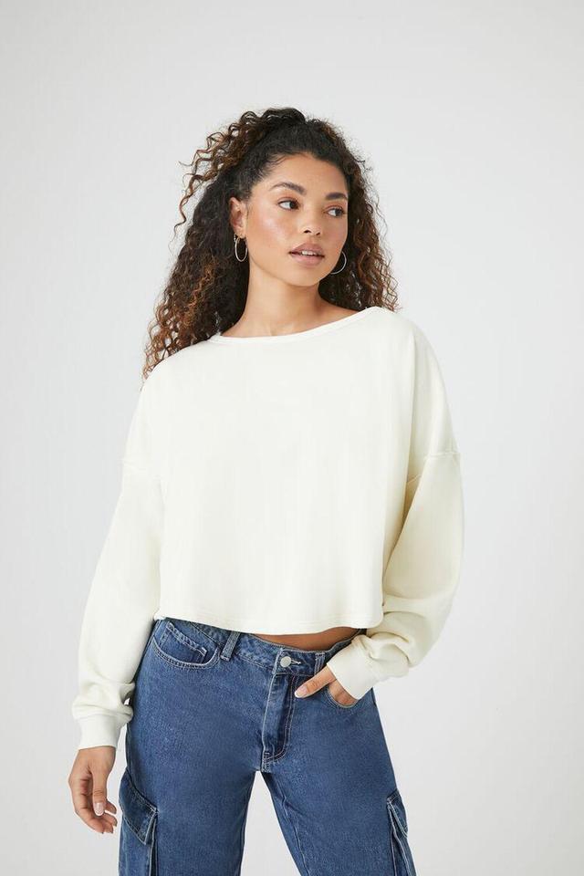 Fleece Drop-Sleeve Pullover | Forever 21 Product Image