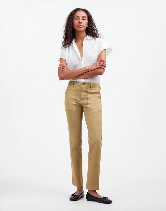 The Slim Straight Utility Pant in Garment Dye Product Image