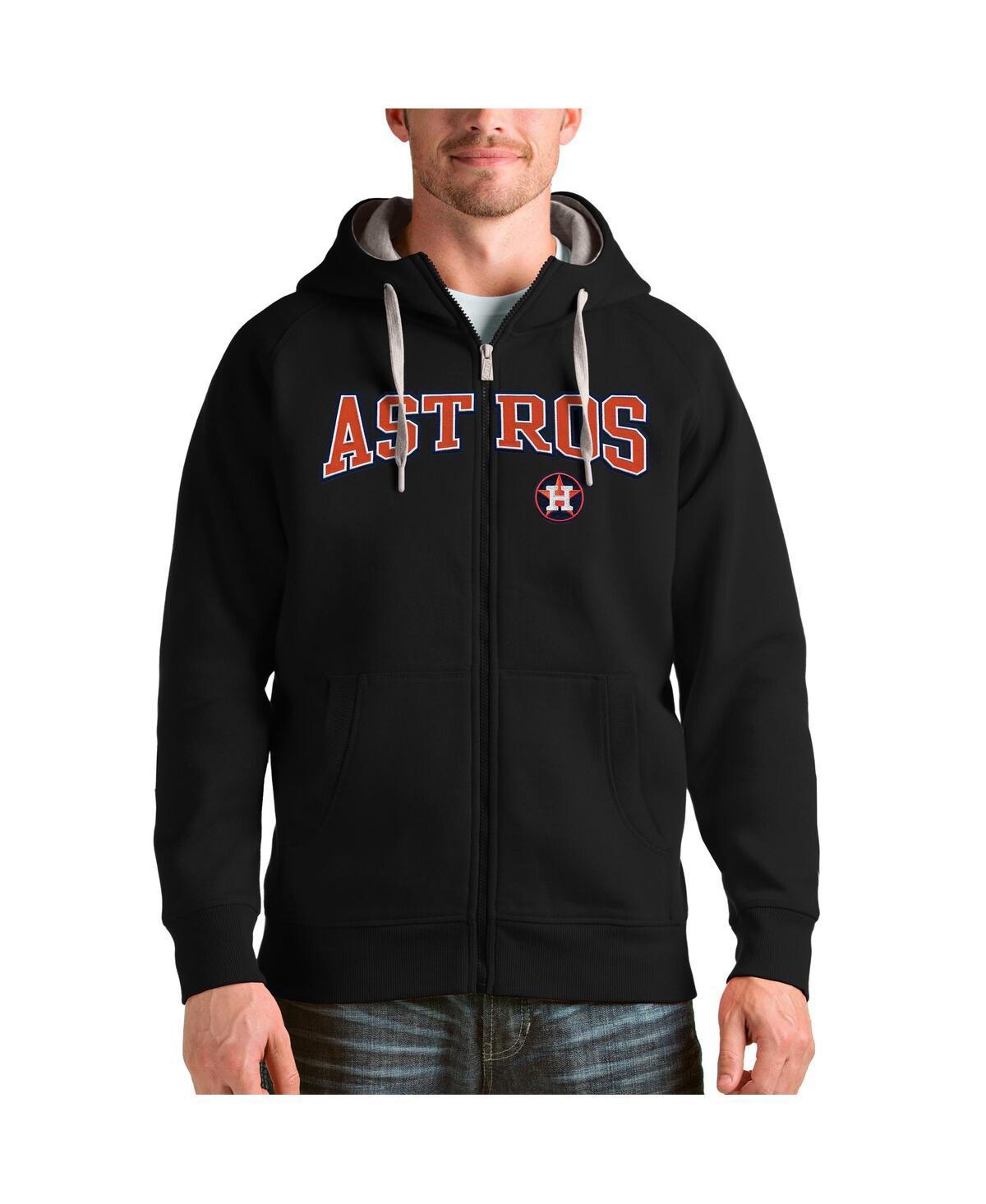 Antigua Mens Royal Los Angeles Dodgers Team Logo Victory Full-Zip Hoodie Product Image