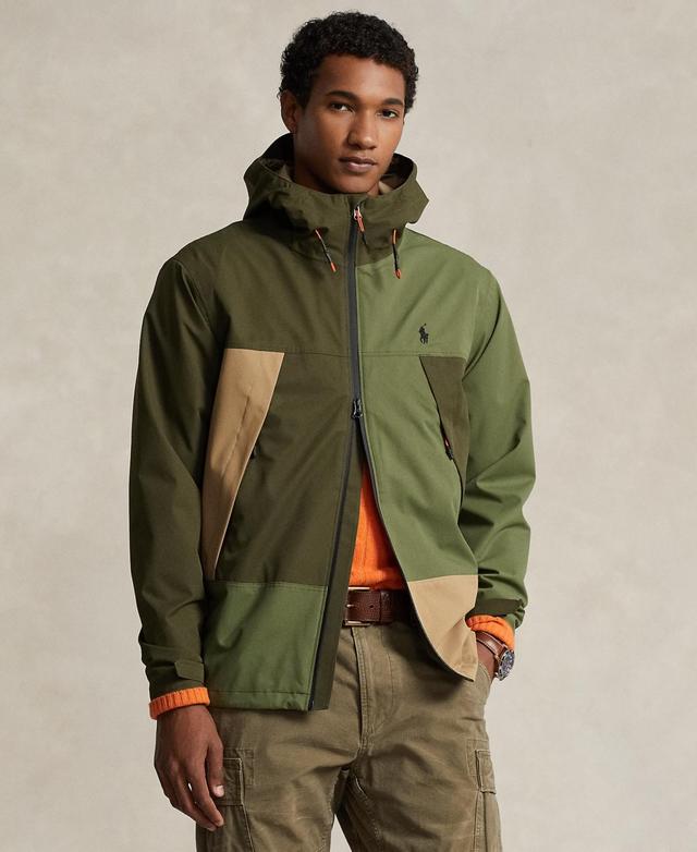 Polo Ralph Lauren Mens Color-Blocked Water-Resistant Jacket Product Image