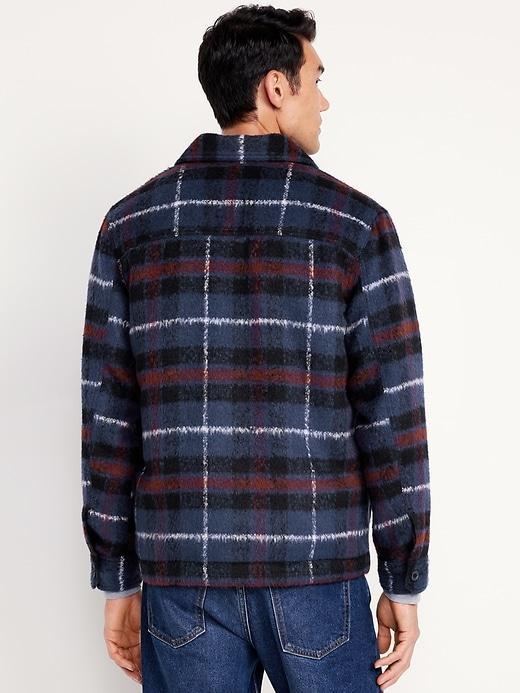 Cozy-Lined Sherpa Shacket Product Image