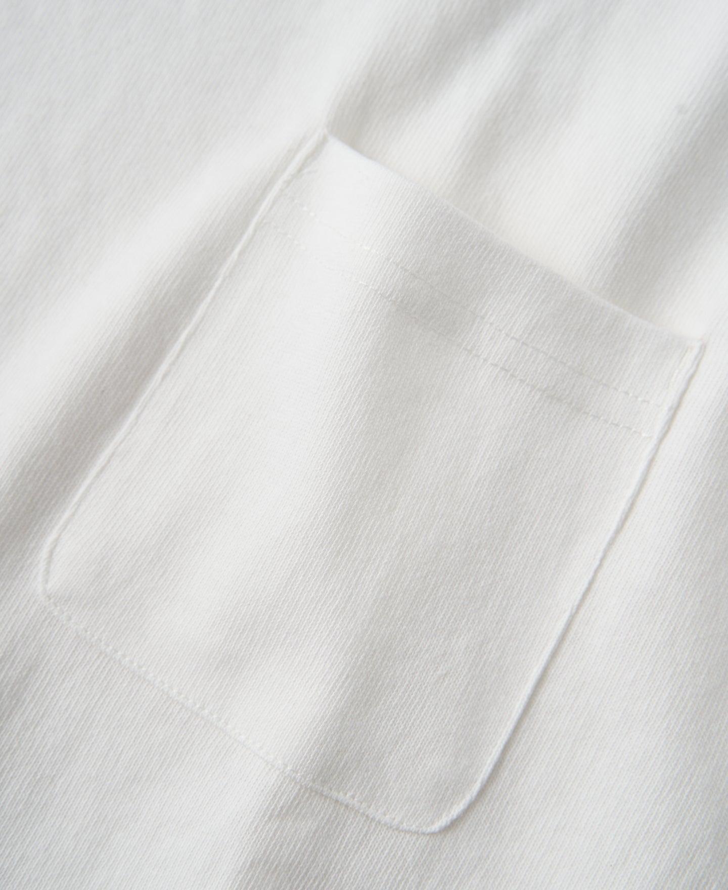 9.8 oz Cotton Classic Pocket T-Shirt - White Product Image