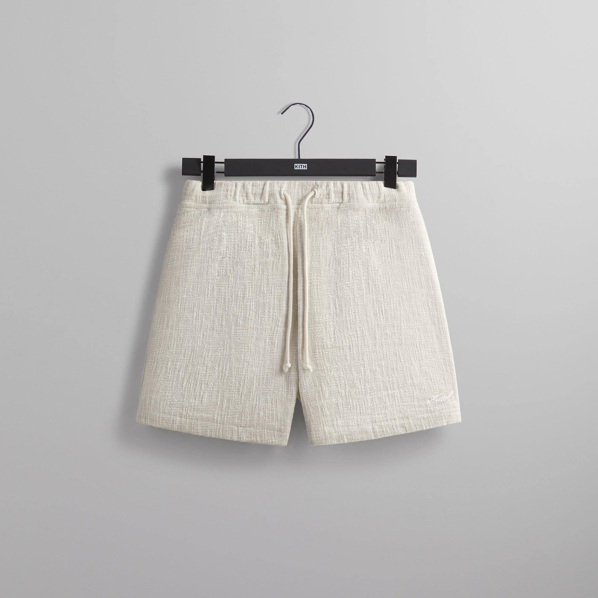 Kith Textured Cotton Active Short - Sandrift Male Product Image