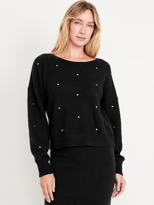 SoSoft Embellished Sweater Product Image