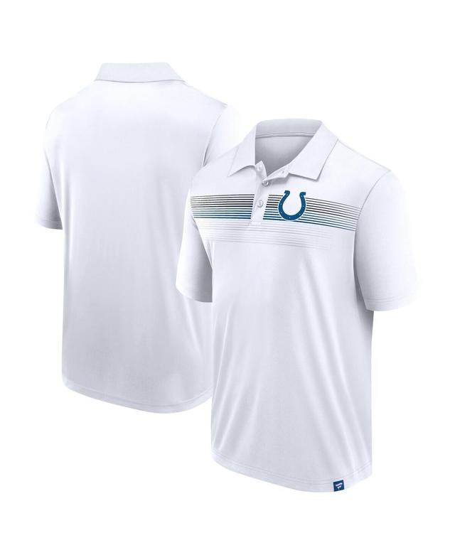 Mens Fanatics White Indianapolis Colts Victory For Us Interlock Polo Shirt Product Image