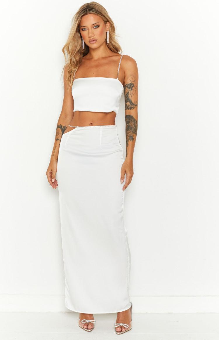 Confetti White Midi Skirt product image