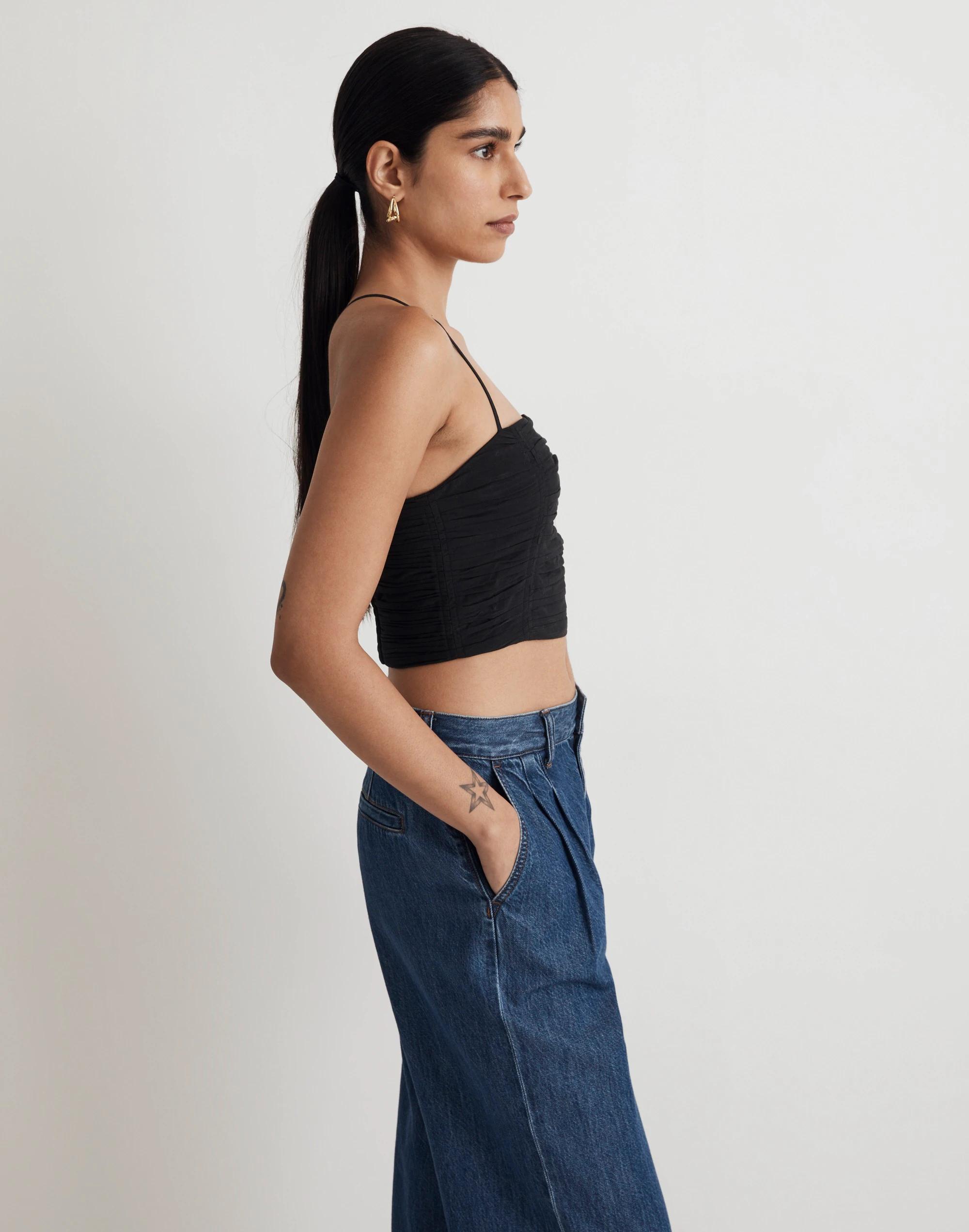 Poplin Crop Tube Top Product Image