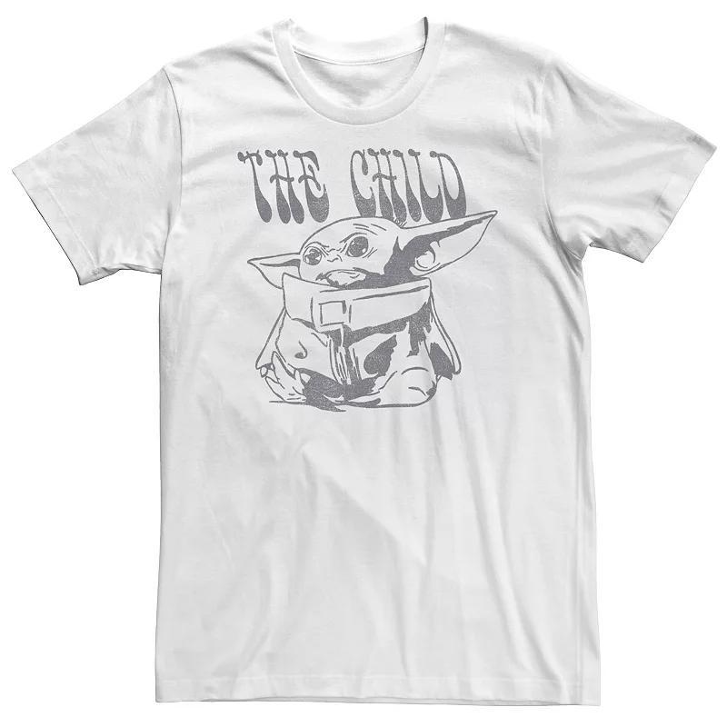 Big & Tall Star Wars The Mandalorian The Child Vintage Tee, Mens Product Image