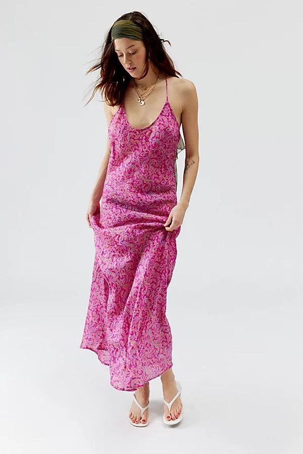 Urban Renewal Remade Sari Maxi Slip Dress Womens at Urban Outfitters Product Image