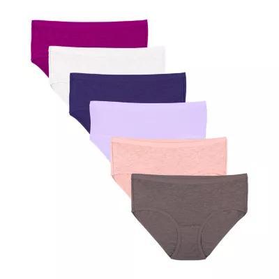 Fruit of the Loom Ladies Ultra Soft 6 Pack Multi-Pack Hipster Panty 6dpusp1 Product Image