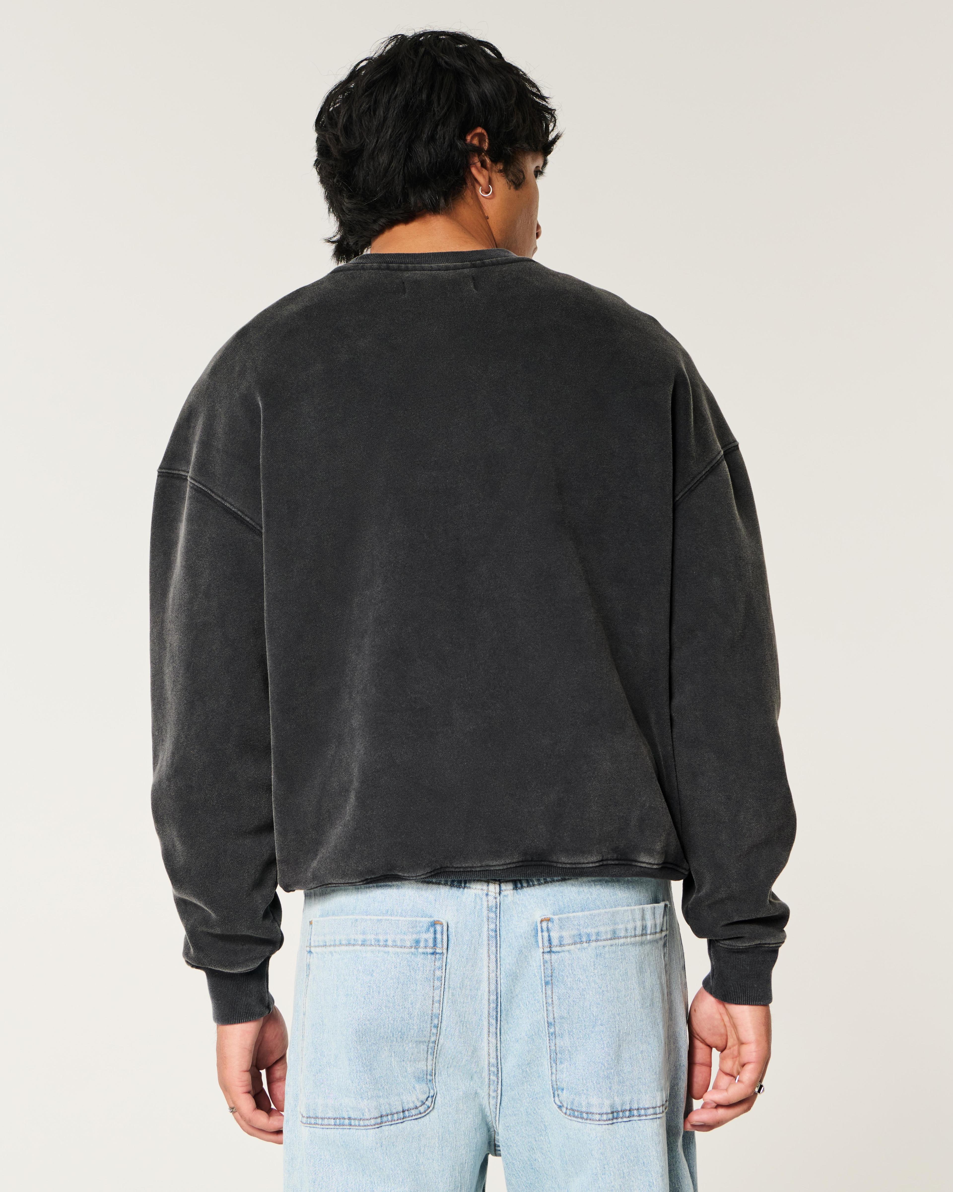 Boxy Washed Crew Sweatshirt Product Image