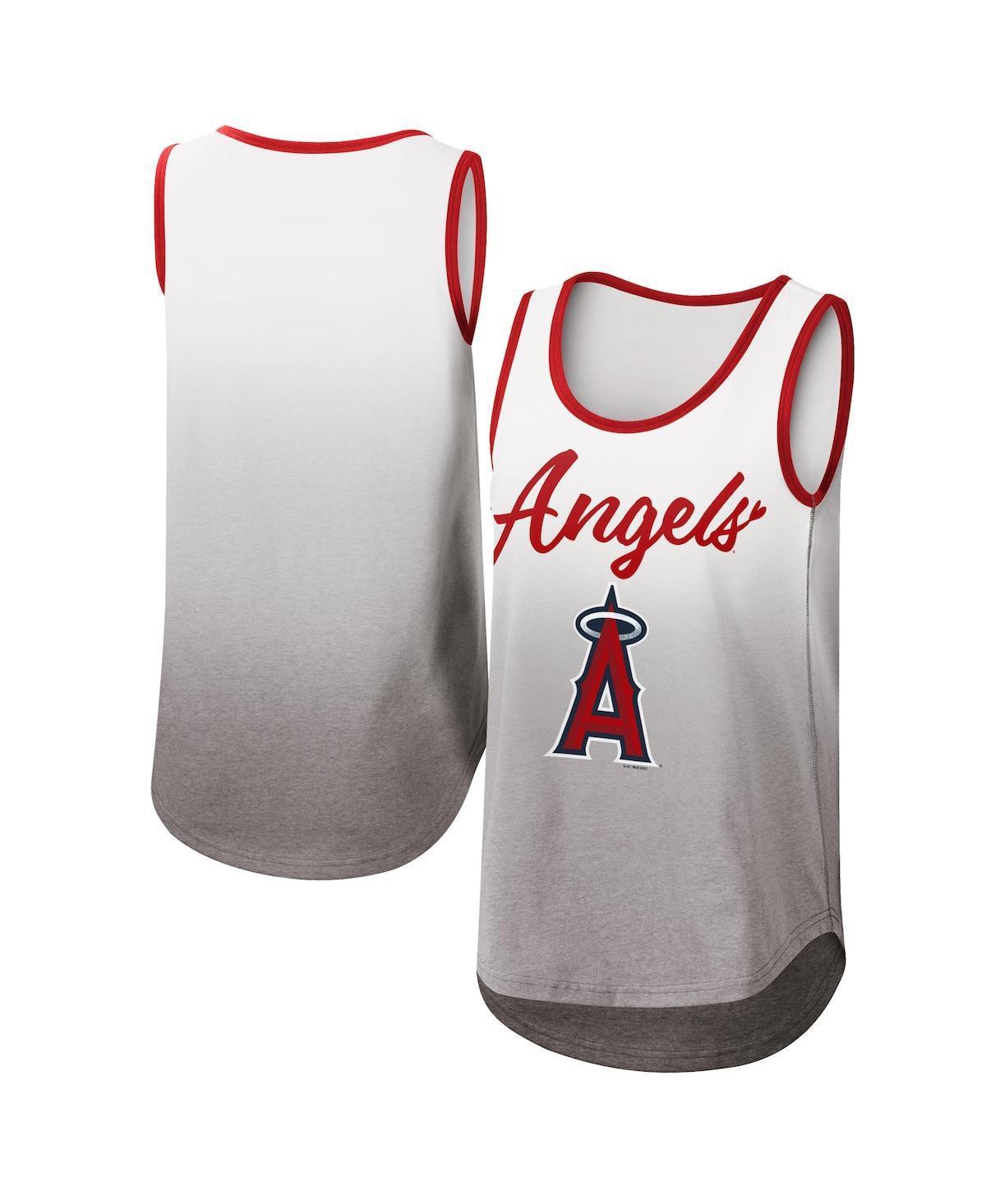 Womens G-III 4Her by Carl Banks White Los Angeles Angels Logo Opening Day Tank Top Product Image