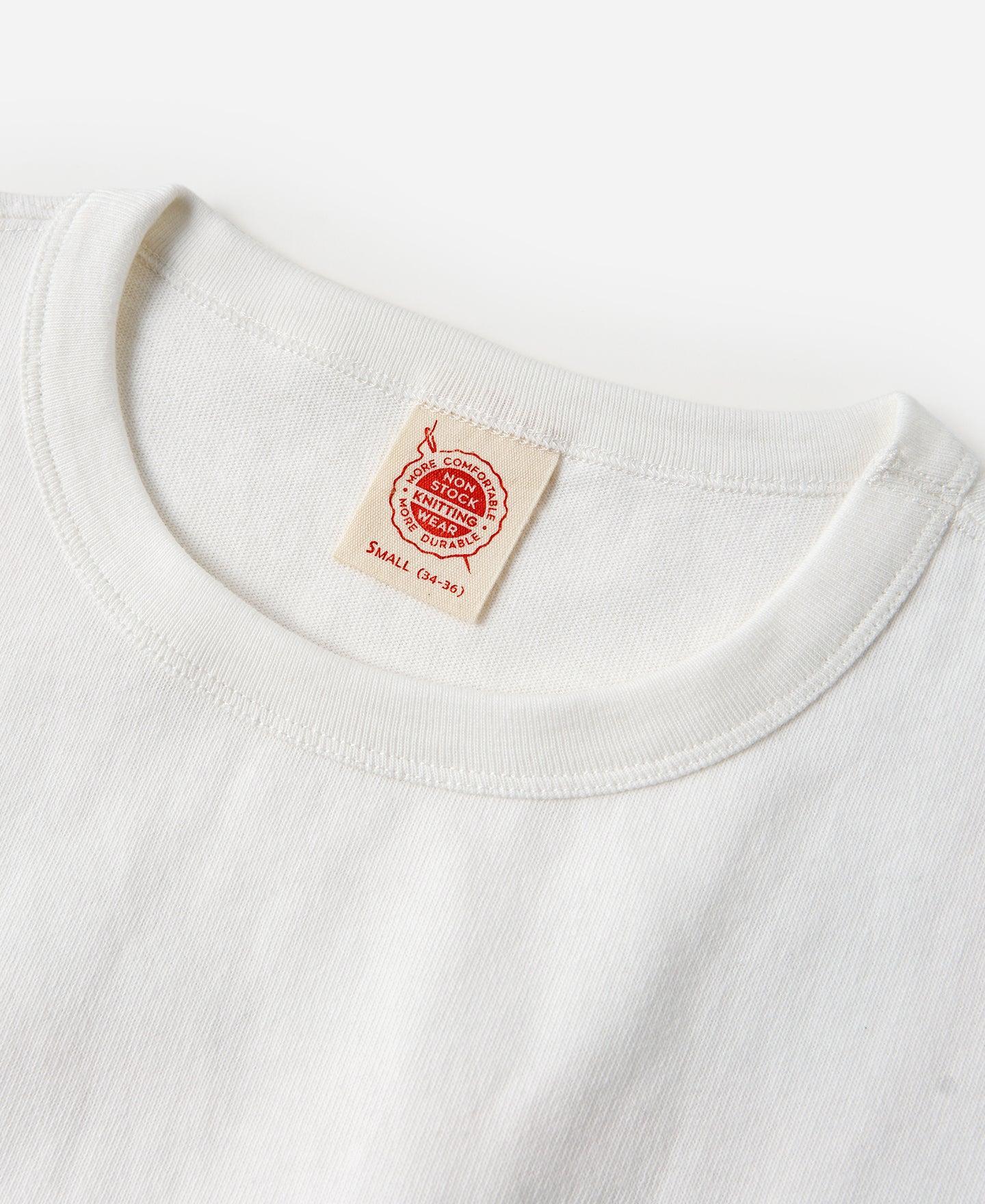 9.8 oz Cotton Classic Pocket T-Shirt - White Product Image