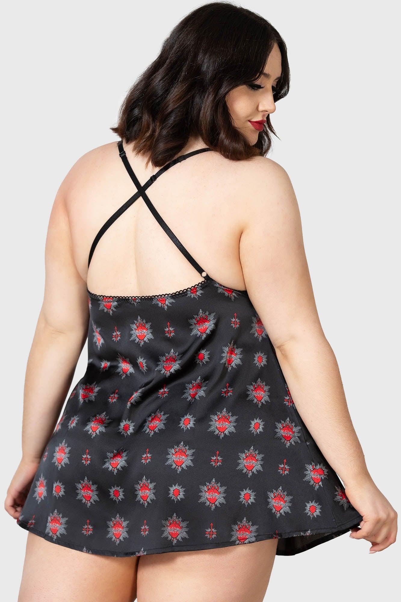 Ruby Tears Slip Dress [PLUS] Female Product Image