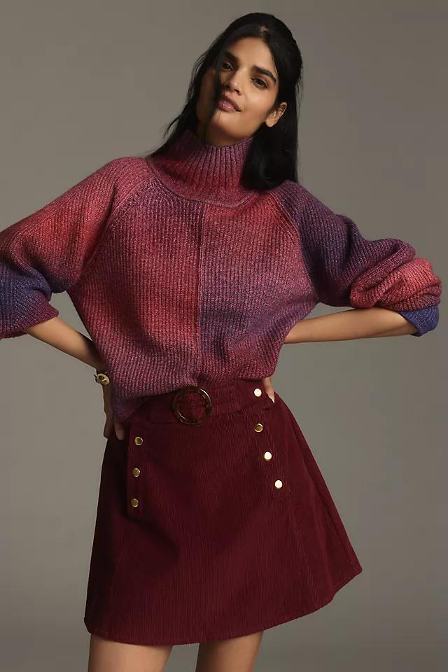 By Anthropologie Ombré Popover Turtleneck Sweater Product Image