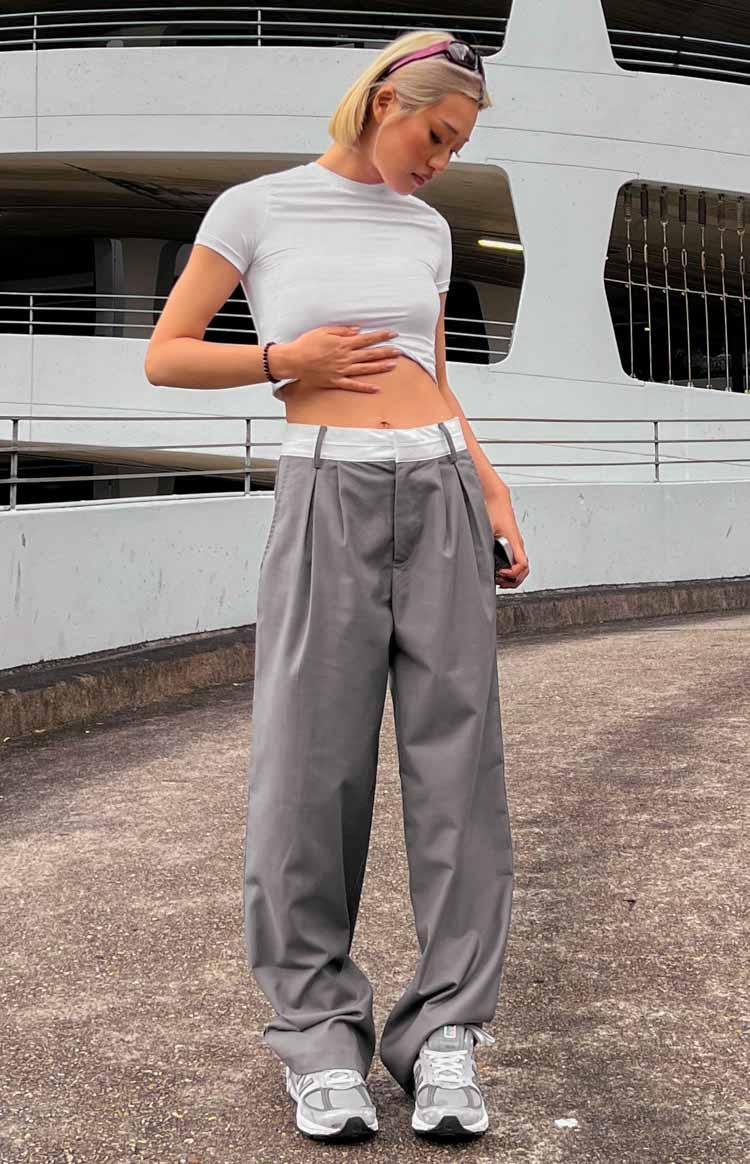 Zion Grey Waist Pant Product Image