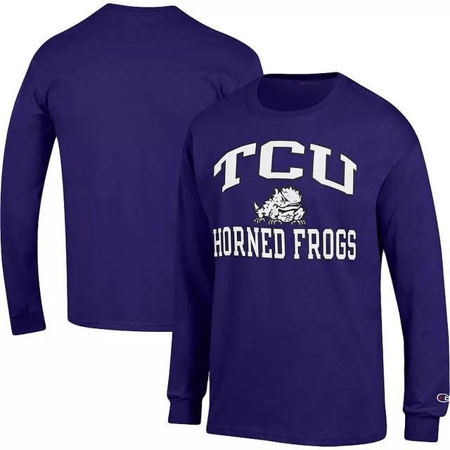 Mens Champion Purple Northwestern Wildcats High Motor Long Sleeve T-shirt Product Image