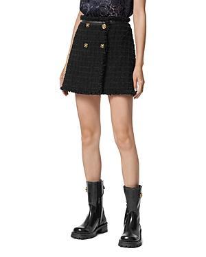 Womens Textured Tweed Heritage Miniskirt Product Image