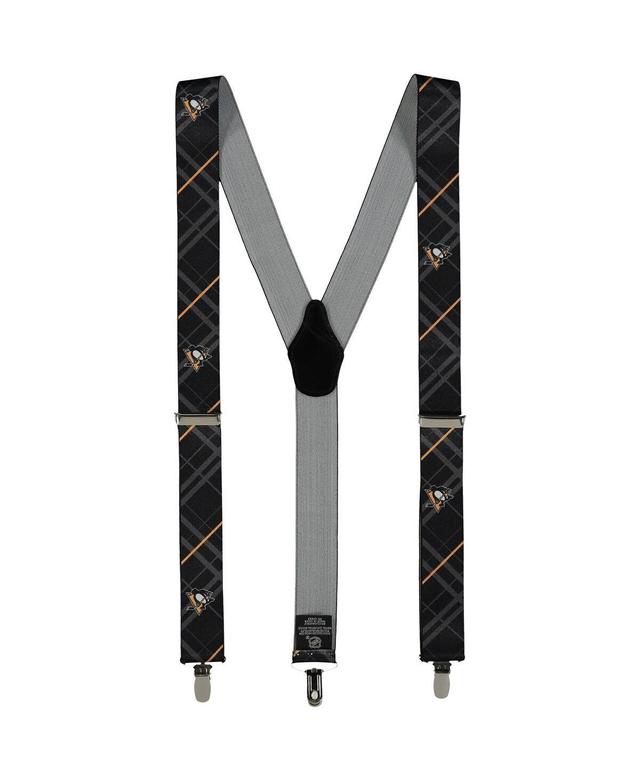 Mens Black Pittsburgh Penguins Suspenders Product Image