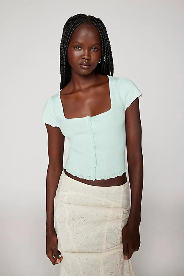 Kimchi Blue Betty Cap Sleeve Cardigan Womens at Urban Outfitters Product Image