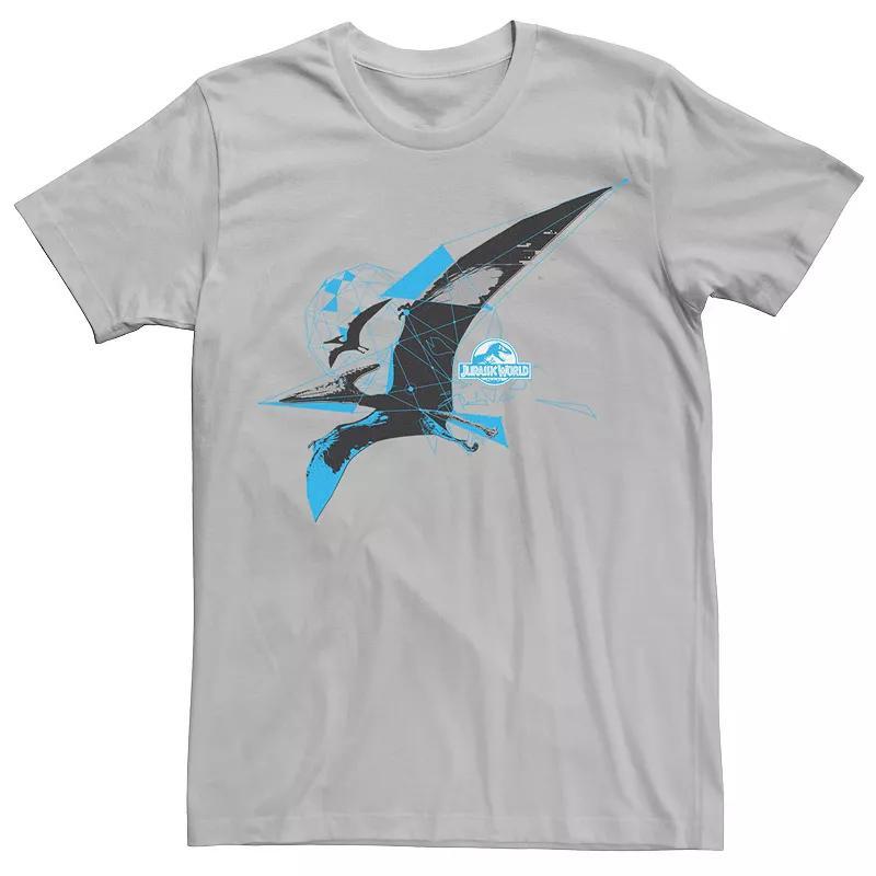 Mens Jurassic World Pterodactyl Geometric Poly Graphic Tee Product Image