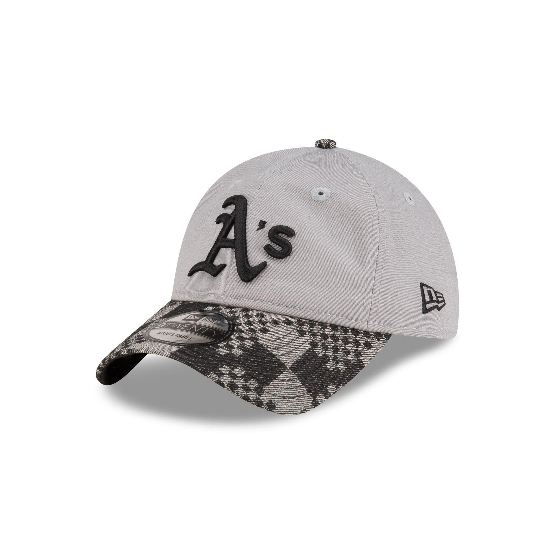 Oakland Athletics Pattern Denim 9TWENTY Adjustable Hat Male Product Image