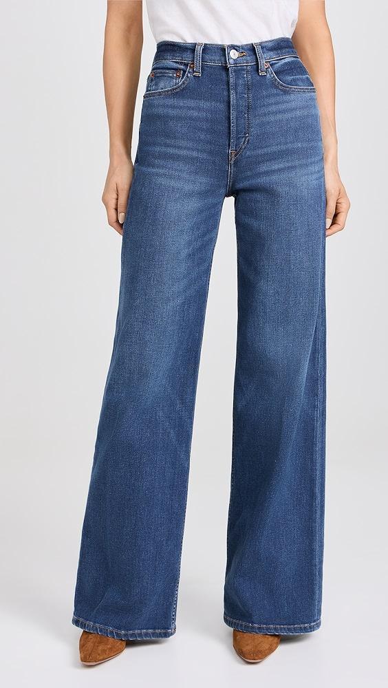 RE/DONE 70s Ultra High Rise Wide Leg Jeans | Shopbop Product Image