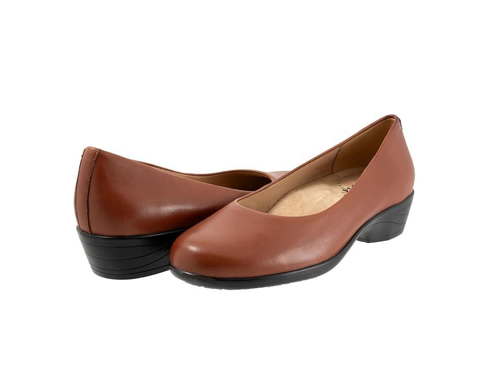 Trotters Rozalin (Luggage) Women's Flat Shoes Product Image