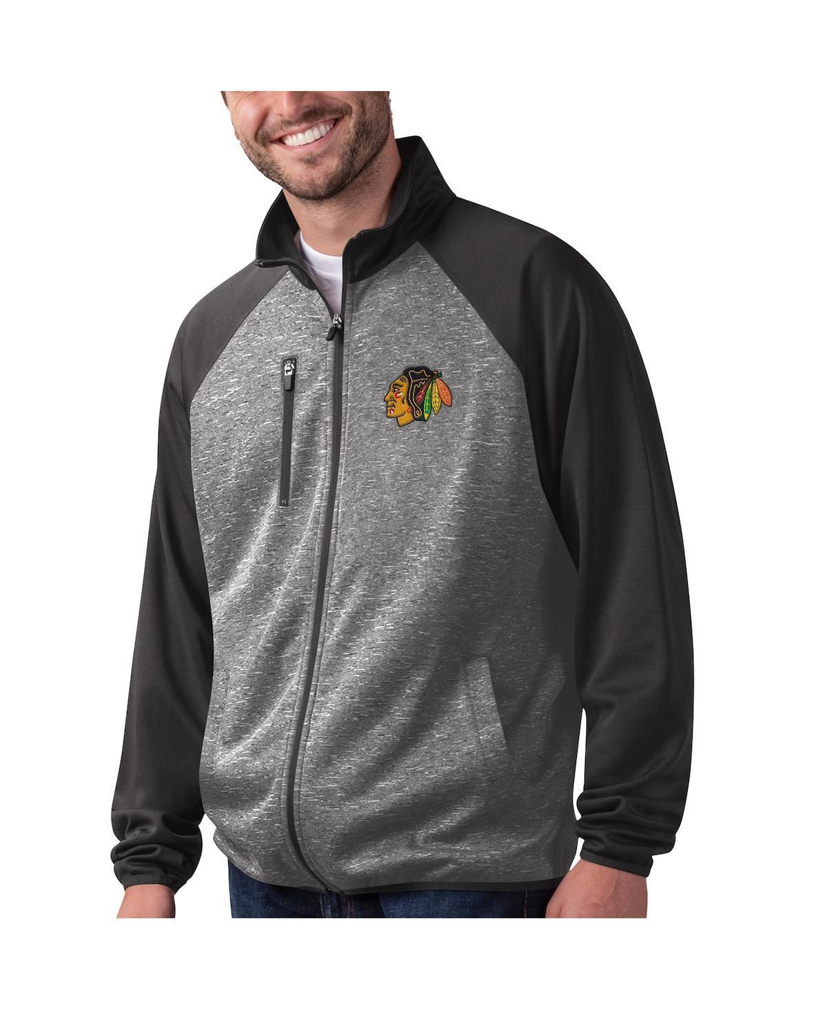 Mens G-III Sports by Carl Banks Black Boston Bruins RunnersRaglan Full-Zip Track Jacket Product Image