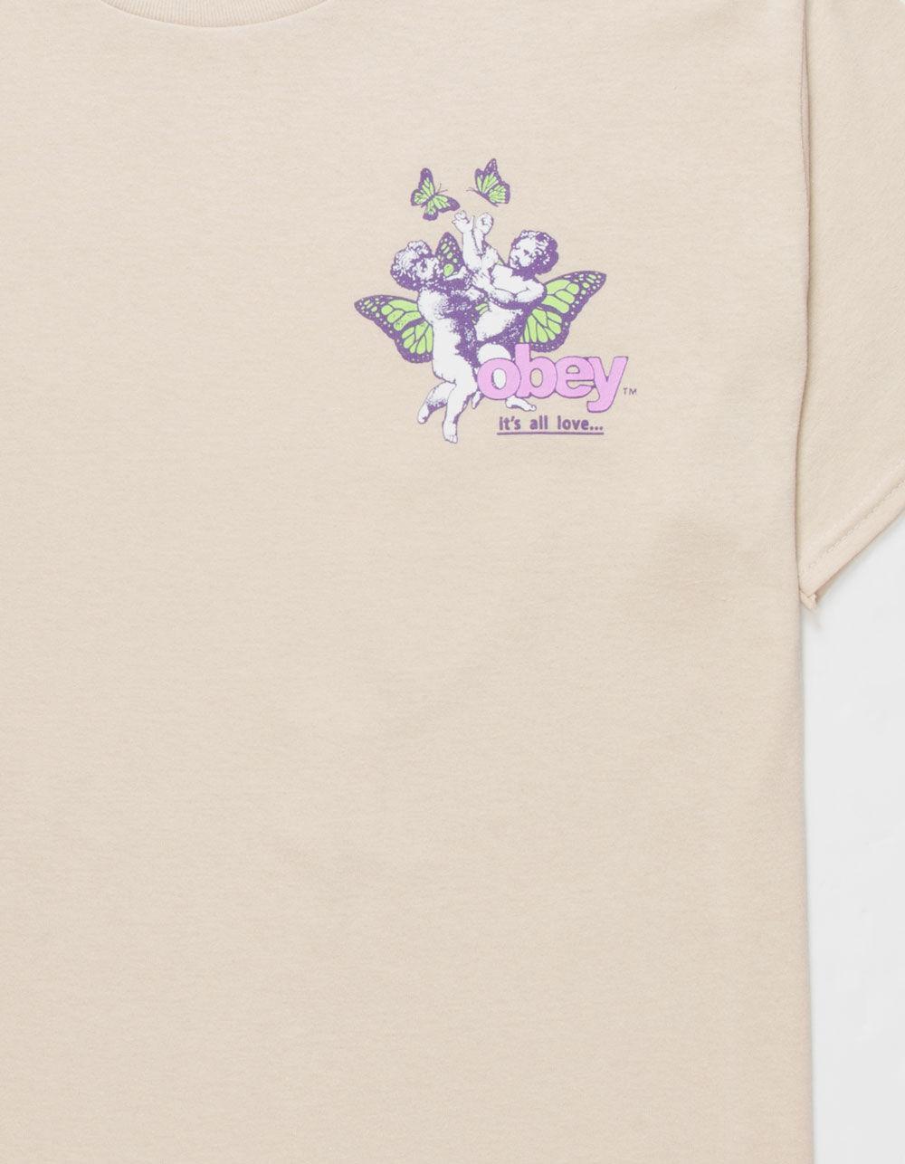 OBEY Cherub & Butterflies Mens Tee Product Image