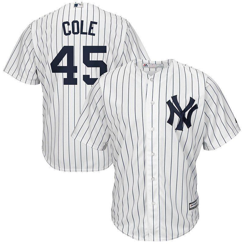 Mens Gerrit Cole /Navy New York Yankees Big & Tall Replica Player Jersey Product Image