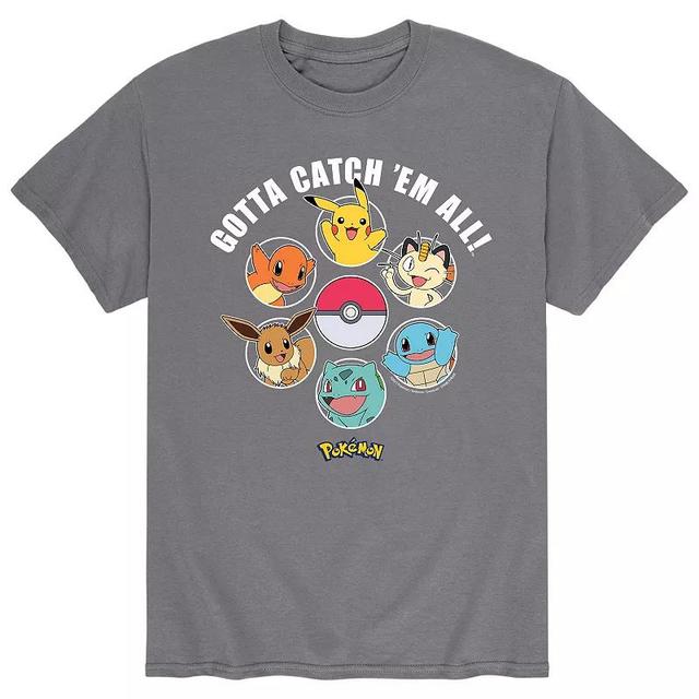 Mens Pokemon Catch Em All T-shirt Product Image