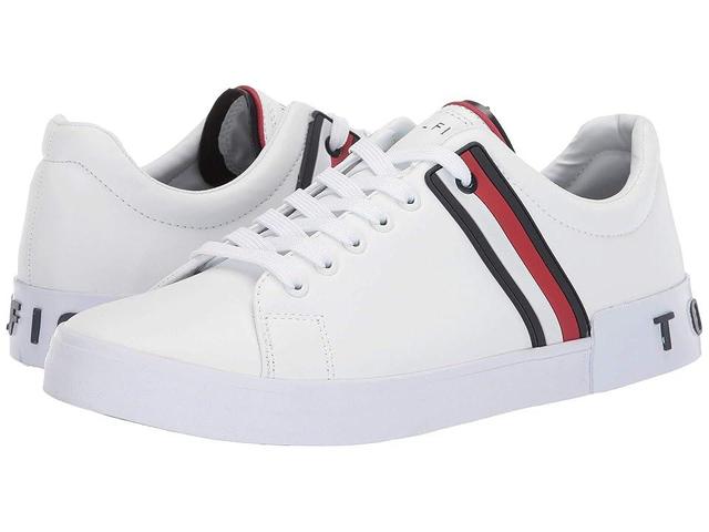 Tommy Hilfiger Mens Ramus Stripe Lace-Up Sneakers Product Image