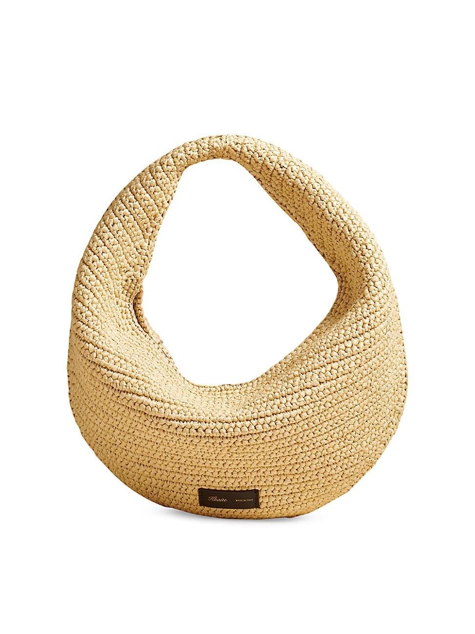 Khaite Medium Olivia Raffia Hobo Bag Product Image