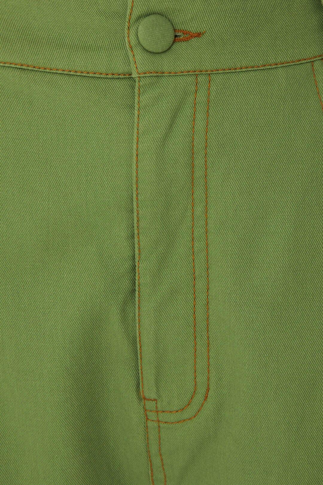 Green Pleat Pants, GREEN / 24 Product Image