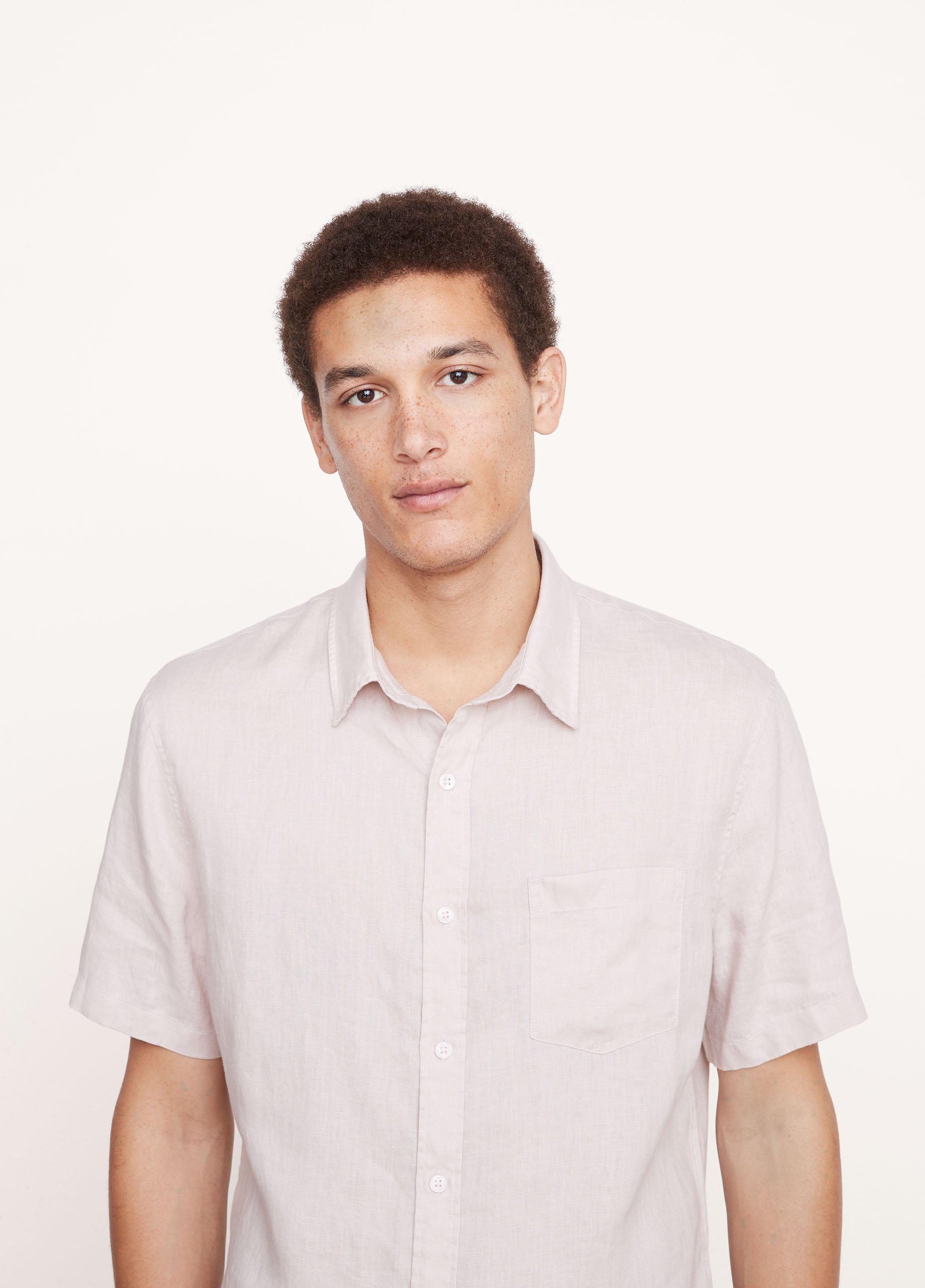 Linen Short-Sleeve Shirt Product Image