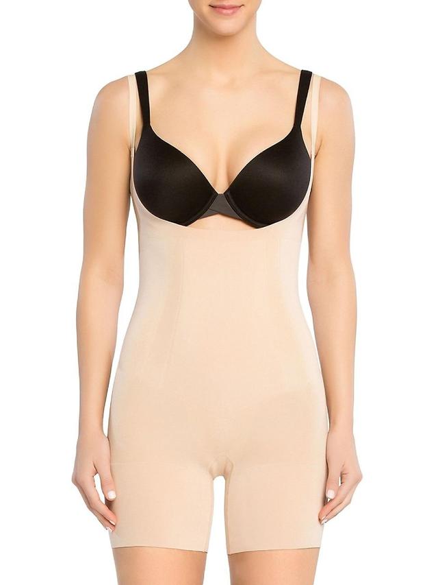 Womens Oncore Open-Bust Mid-Thigh Bodysuit Product Image