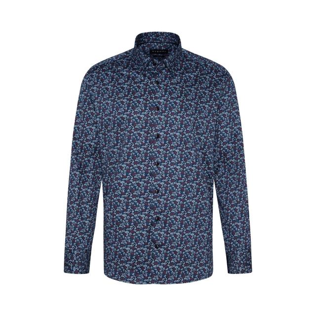 Bugatti Navy Based Floral Print Shirt Product Image