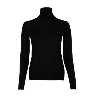 Saluto Turtleneck Wool Sweater In Black product image