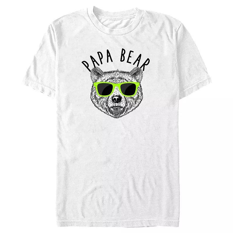 Big & Tall Cool Papa Bear Graphic Tee, Mens Product Image