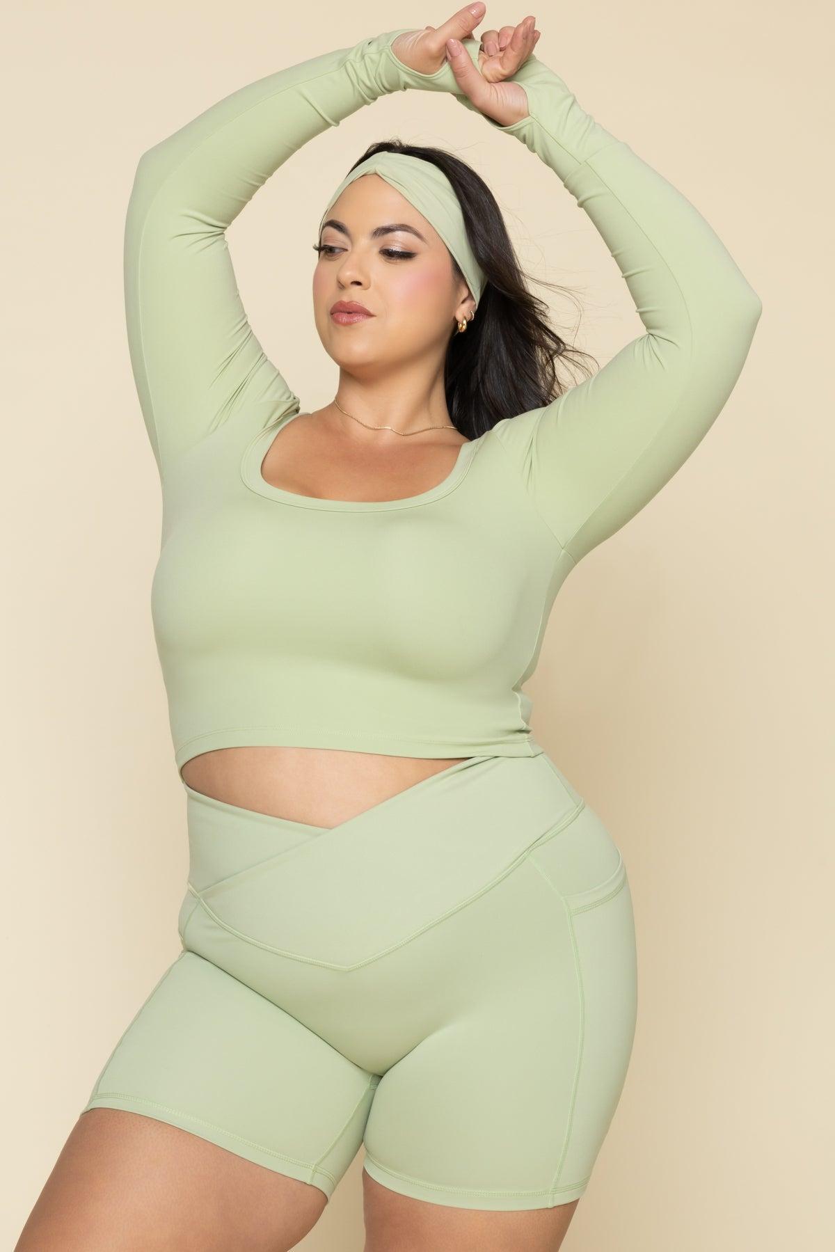 Your Favorite Long Sleeve Top - Pistachio Product Image