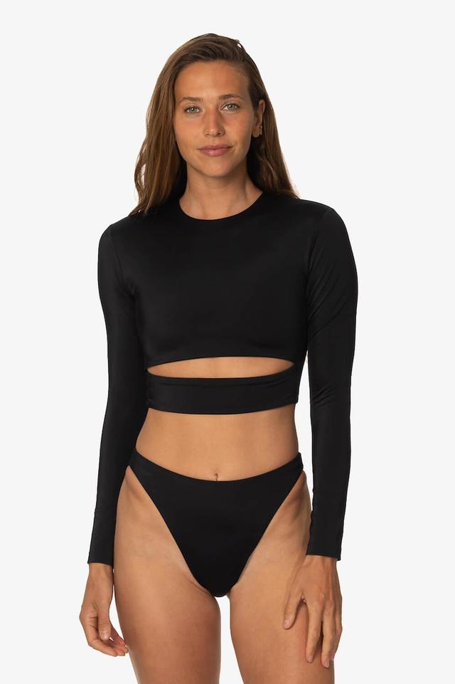 Taranaki Long Sleeved Crop Cut-Out Rashie Female Product Image