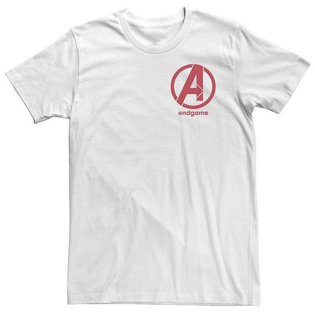 Big & Tall Marvel Avengers Get In The Endgame Logo Tee, Mens Med Grey Product Image