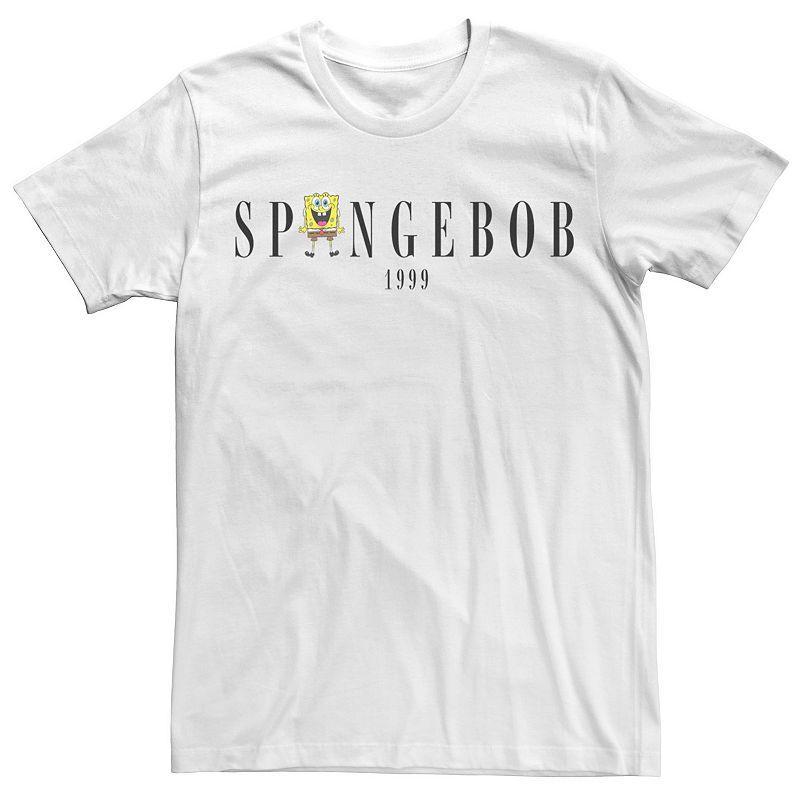 Mens Nickelodeon SpongeBob SquarePants In Logo 1999 Tee Product Image