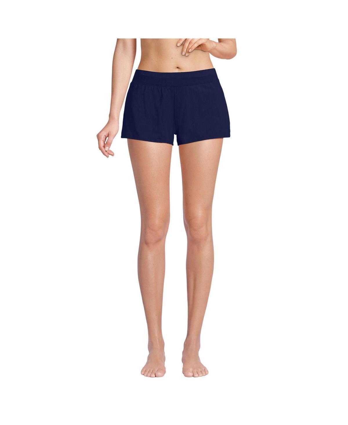 Lands End Womens Smoothing Control Curvy 3 Inch Swim Short Product Image