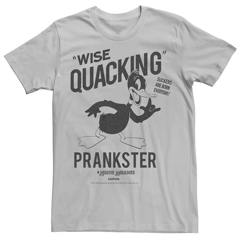 Mens Looney Tunes Daffy Duck Wise Quacking Prankster Tee Product Image