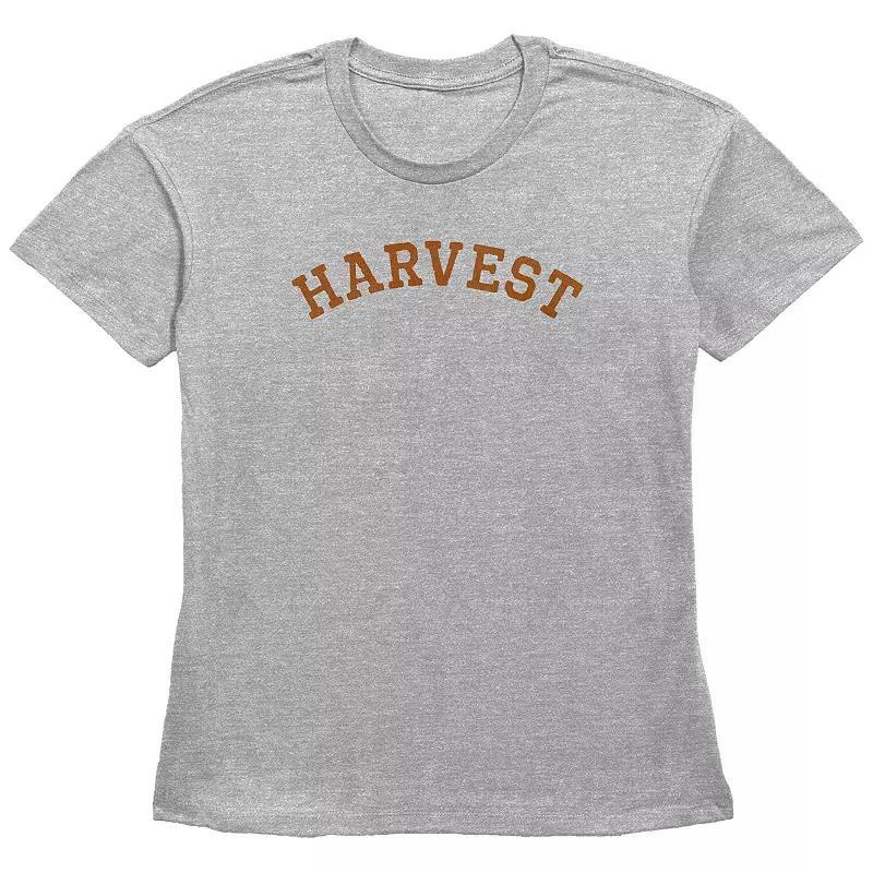 Womens Harvest Graphic Tee Grey Gray Product Image