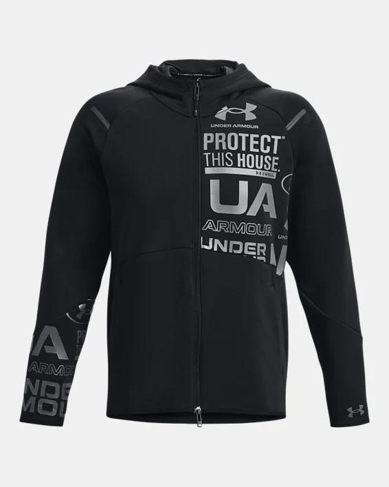 Men's UA Unstoppable Fleece Graphic Full-Zip Product Image