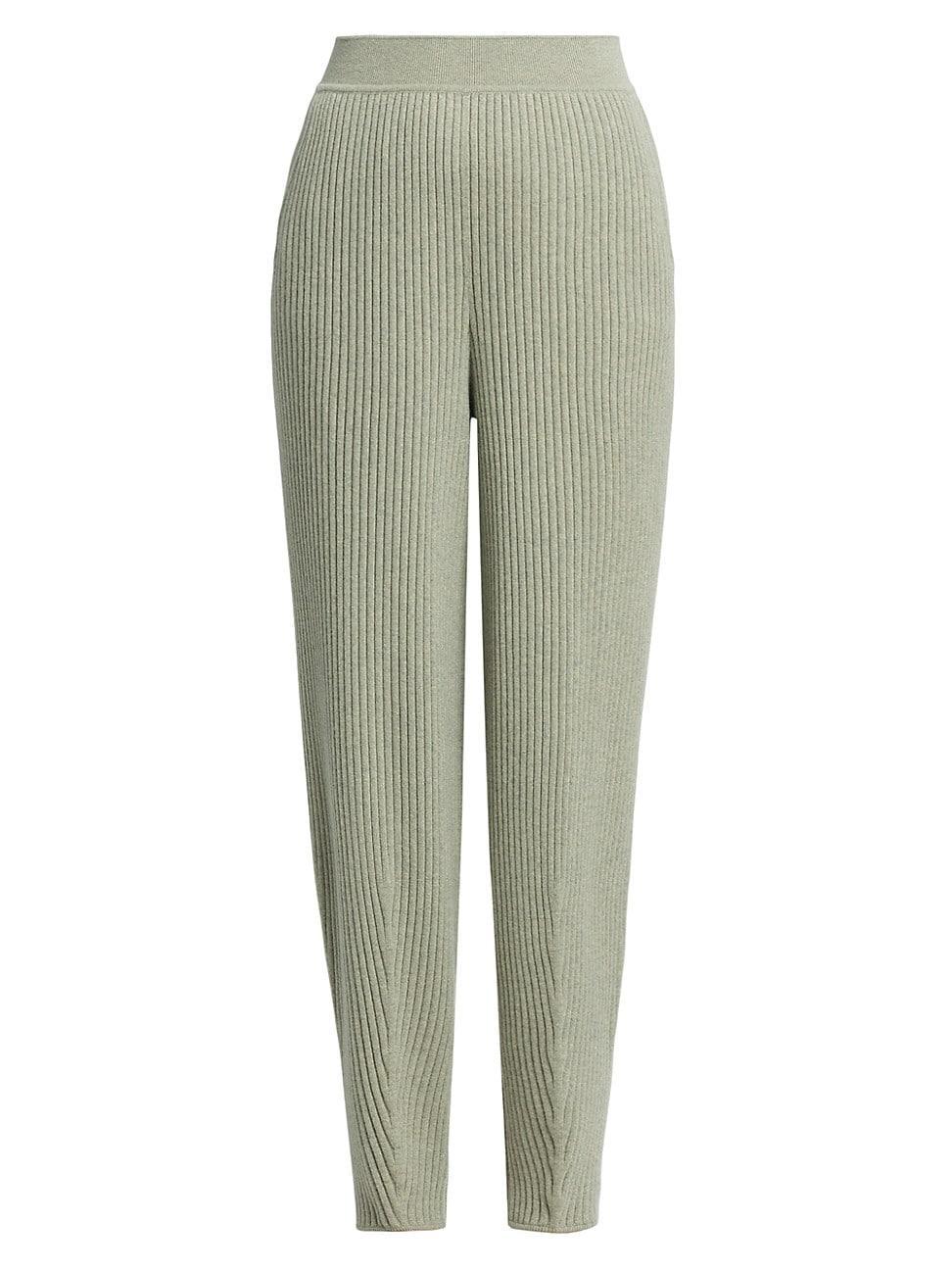 Womens Lago Sirio Rib-Knit Cashmere Pants Product Image