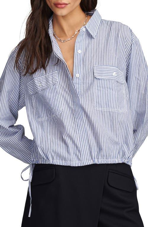 Lucky Brand Utility Crop Shirt - Womens Clothing Button Down Tops Shirts Product Image